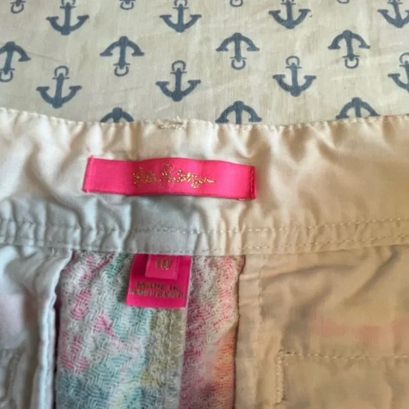 Lilly Pulitzer Women's Walsh Shorts Colorful Size 10 - Picture 4 of 4